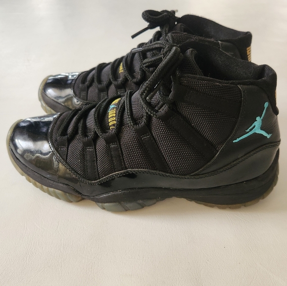 Air Jordan 11 "Gamma" Black Patent Leather Sneakers - Picture 2 of 15